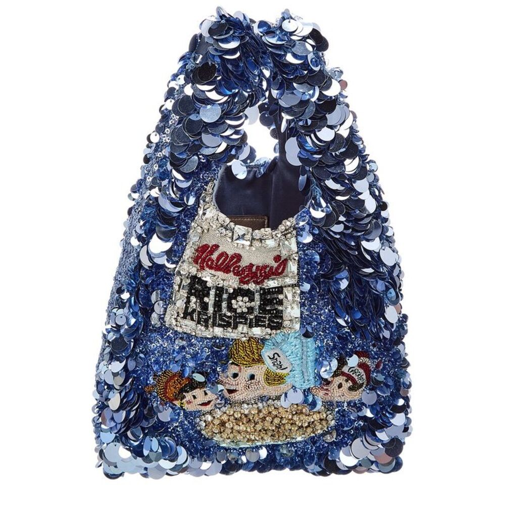 Anya Hindmarch Rice Krispies Mini Tote, Blue